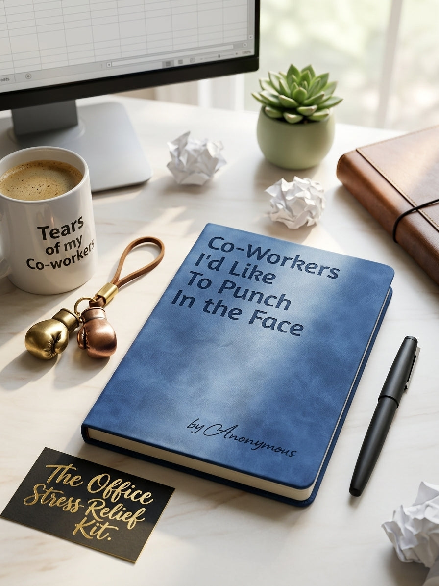 Blue Leather Journal | For Thoughts, Plans & Questionable Decisions