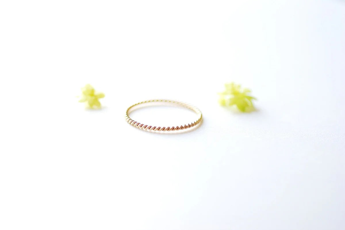 Minimalist Twist Ring