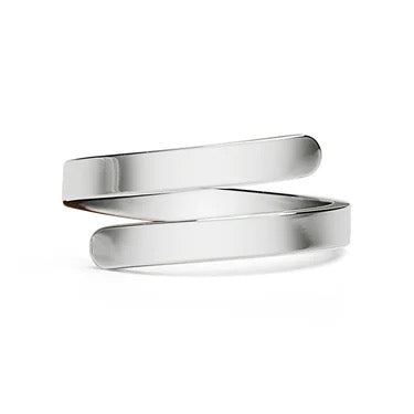 Engravable Two-Level Wrap Ring - Valentine's Day