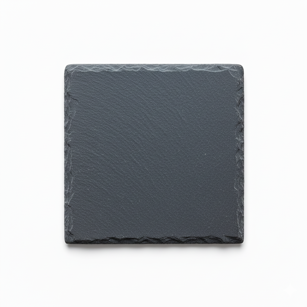 Custom Engraved Slate Coaster - Preserve Your Favorite Moments