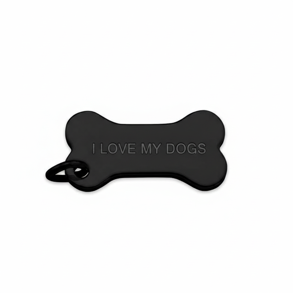 Minimalist Dog-Bone Charm | Peace & Petals