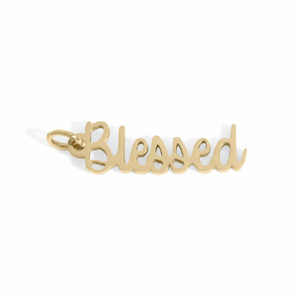 Blessed Charm for Bracelets & Necklaces | Peace & Petals