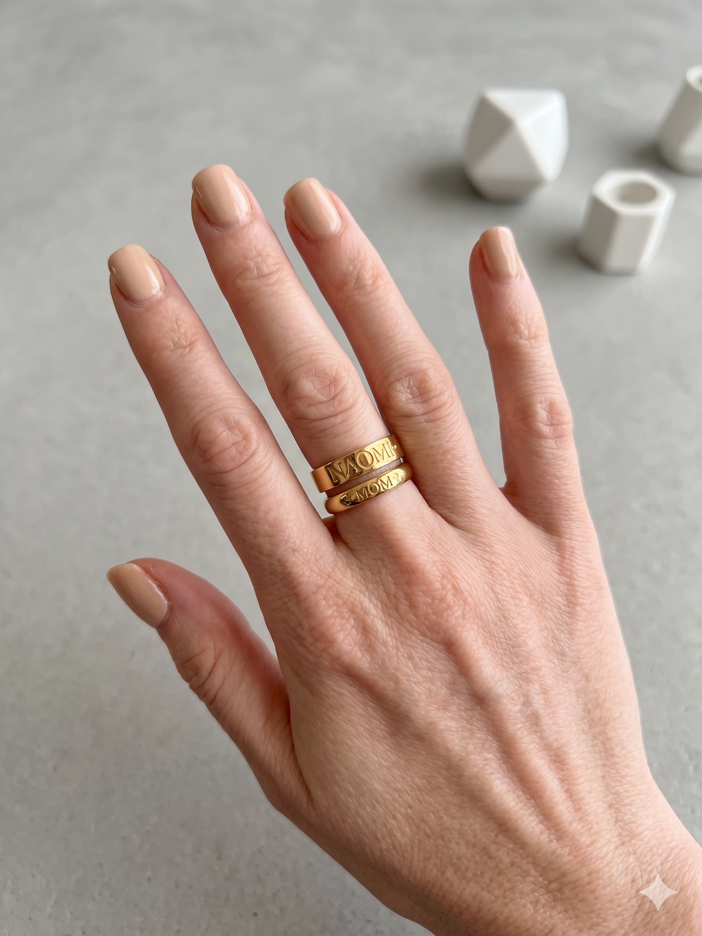 Engraved Stacking Rings
