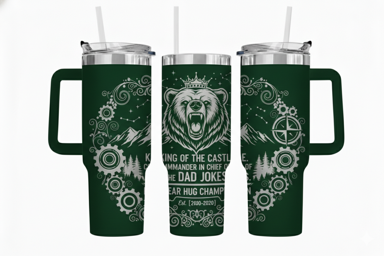 Custom Engraved Tumblers for Moms, Dads and Grandparents