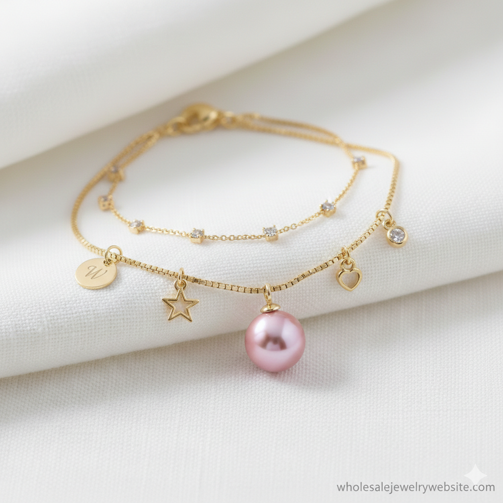 Pink Ribbon Breast Cancer Awareness Charm | Survivor Symbol | Peace & Petals