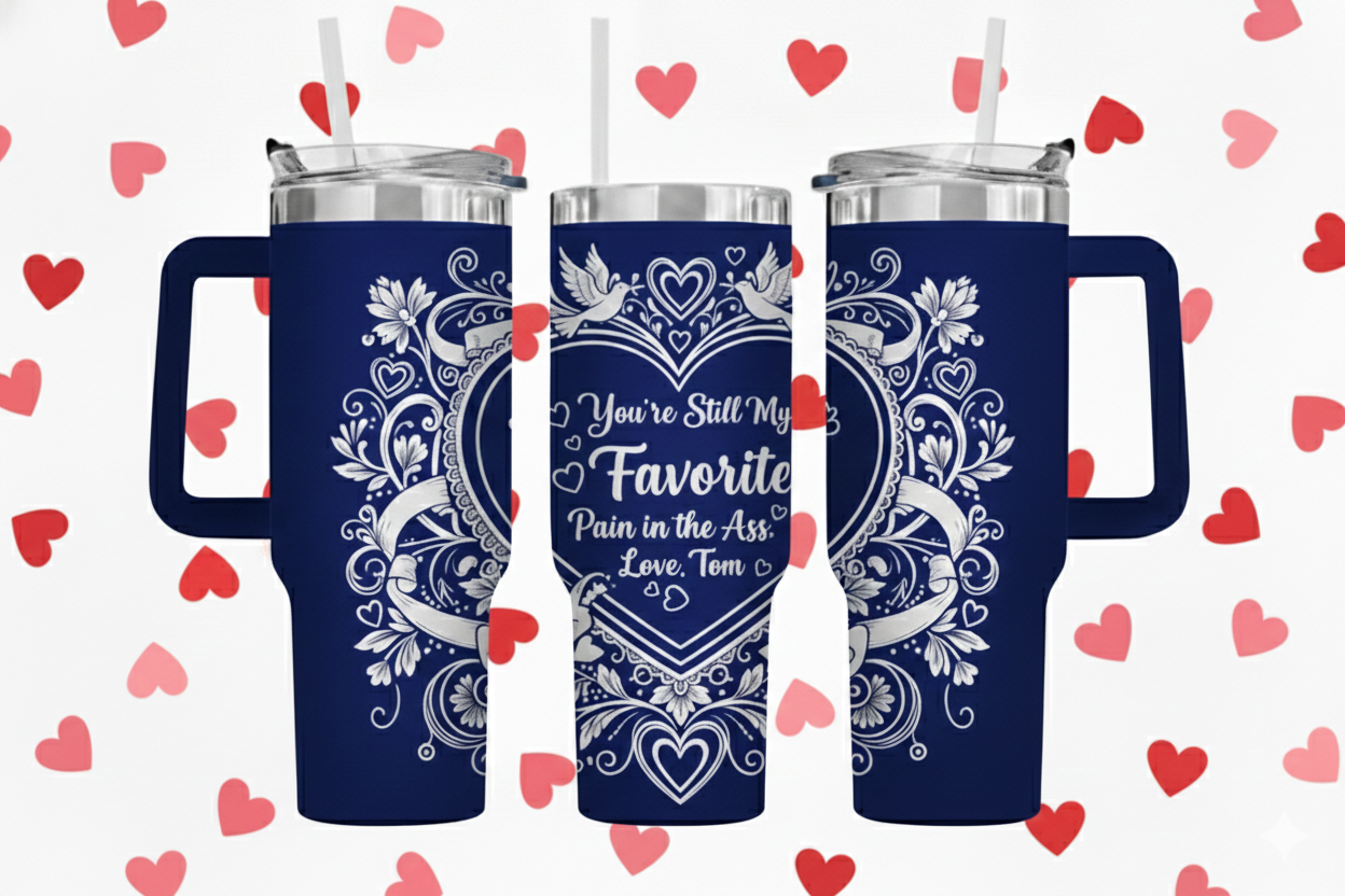 Custom Engraved Tumblers for Valentine's Day