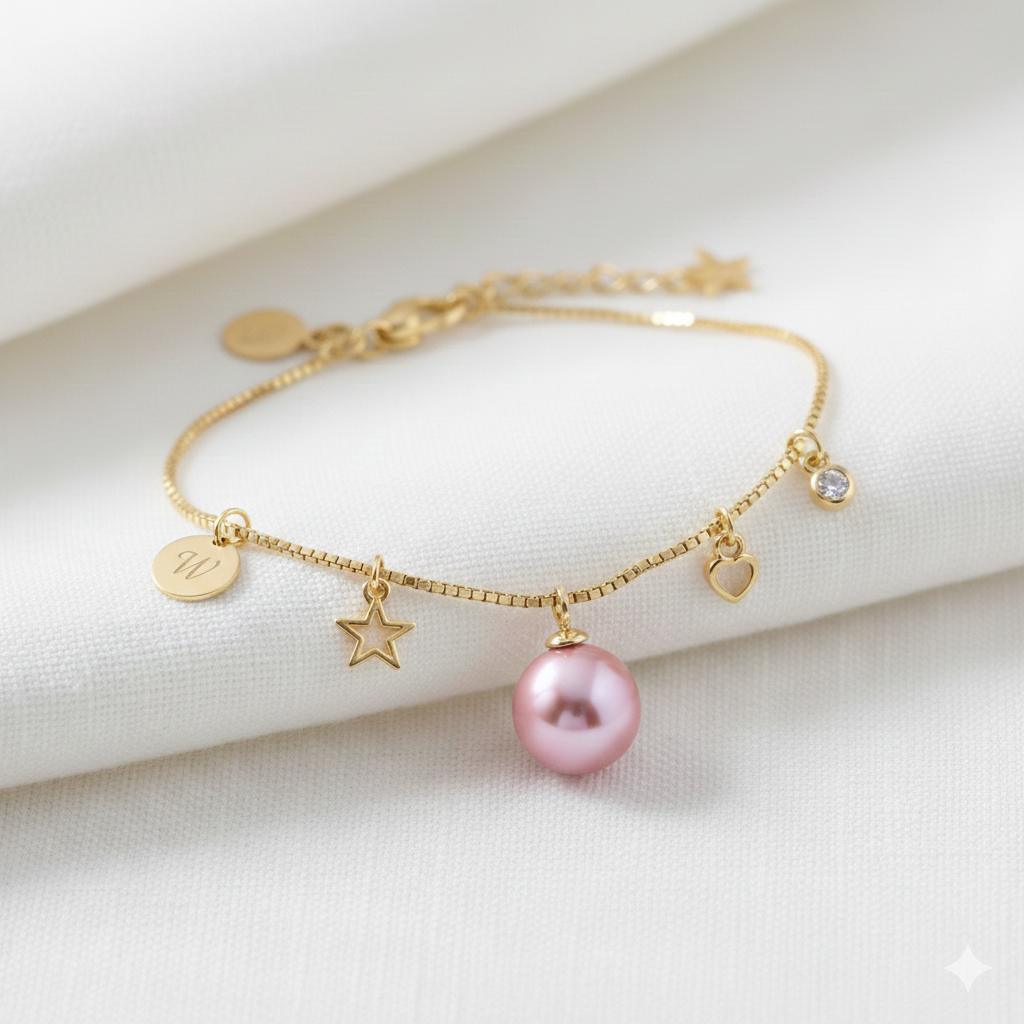 Pink Ribbon Breast Cancer Awareness Charm | Survivor Symbol | Peace & Petals