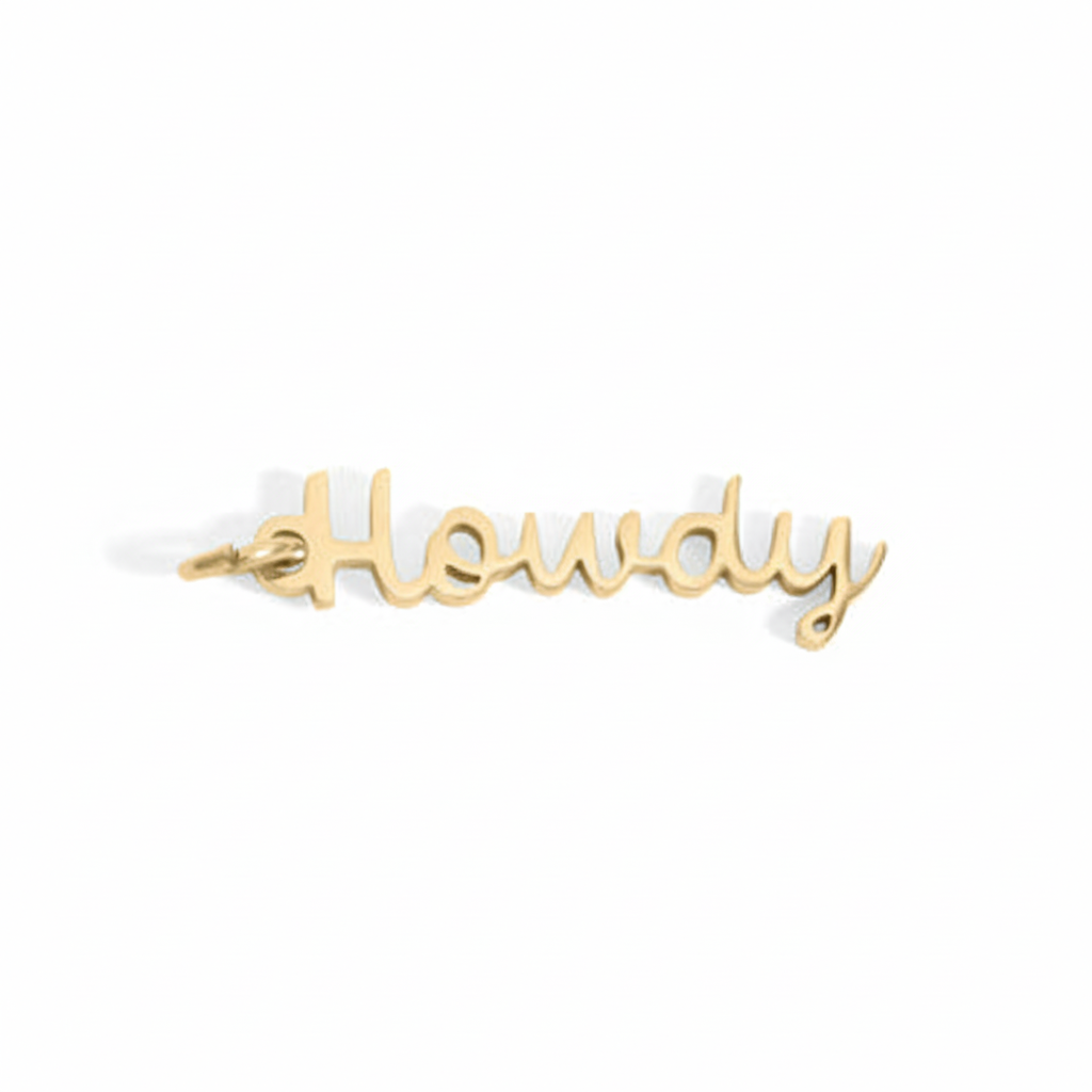 Howdy Western Charm - Engravable Jewelry | Peace & Petals