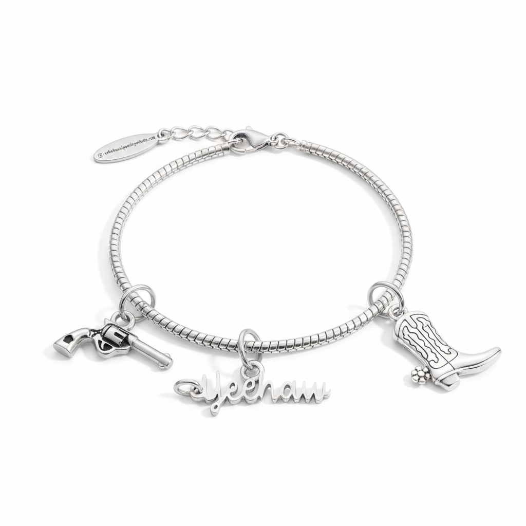 Revolver Charm for Bracelets & Necklaces I Peace & Petals