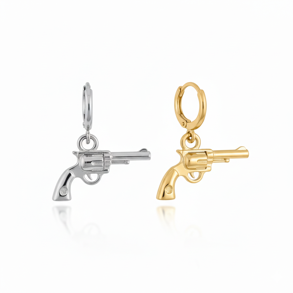 Revolver Charm for Bracelets & Necklaces I Peace & Petals