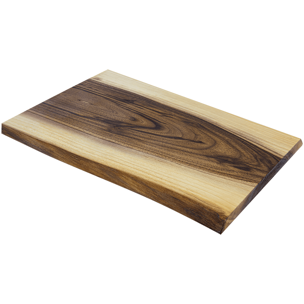 Engravable Black Walnut Live-Edge Cutting Board