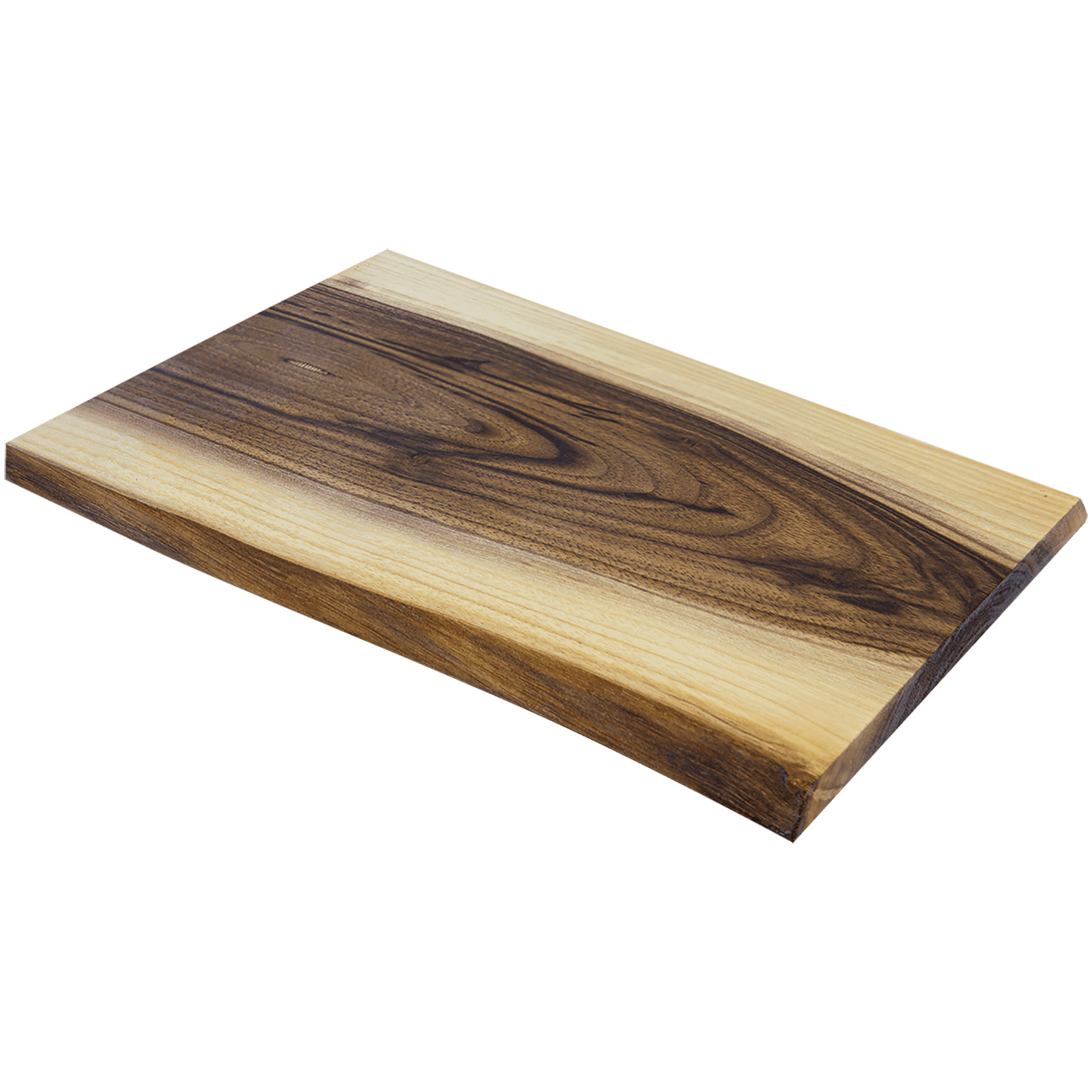 Engravable Black Walnut Live-Edge Cutting Board