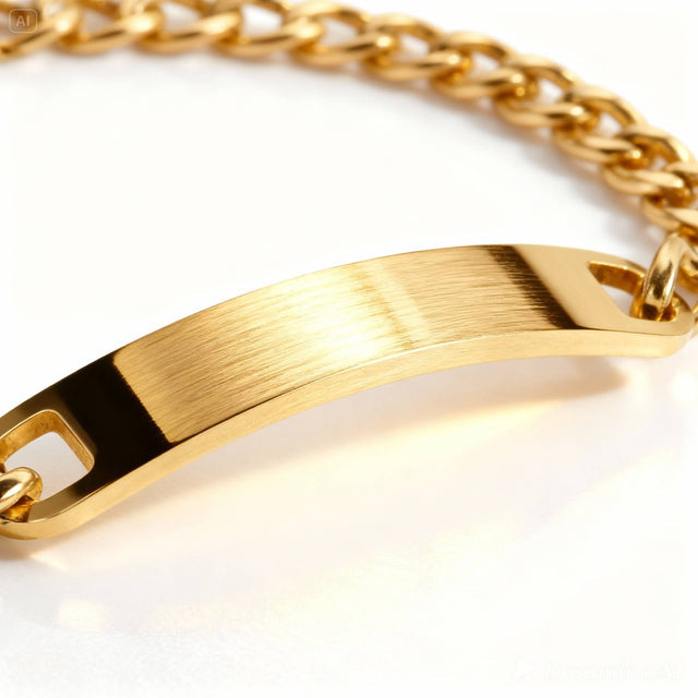 The Signature ID Bracelet - Curved ID