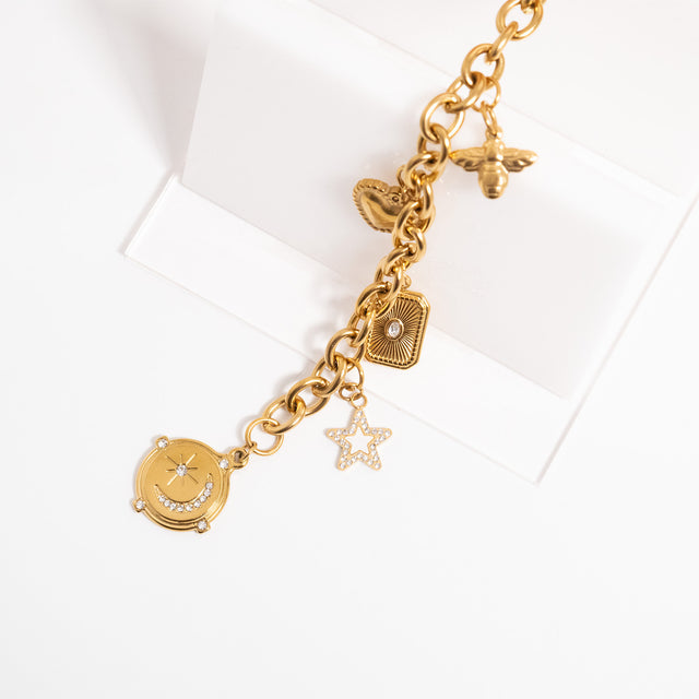 Handcrafted 6 Inch Charm Keychain | Peace & Petals