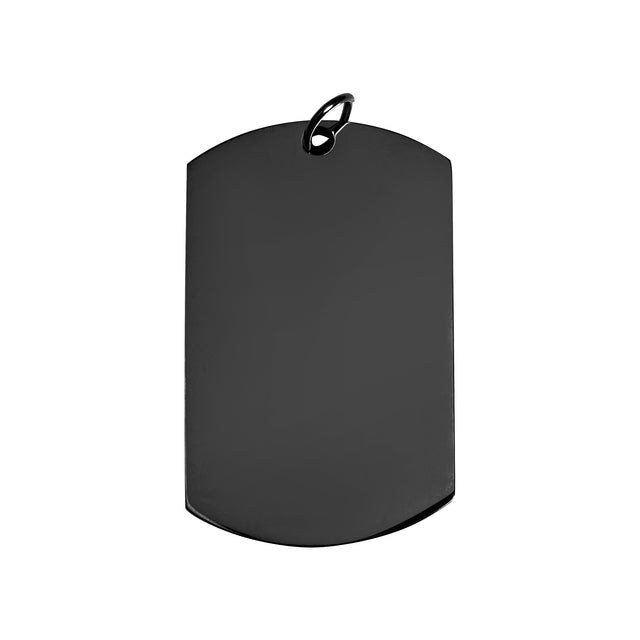 Medium Dog-Tag Necklace (Medium 2" x 1.18") - Custom Engraved Men's Pendant