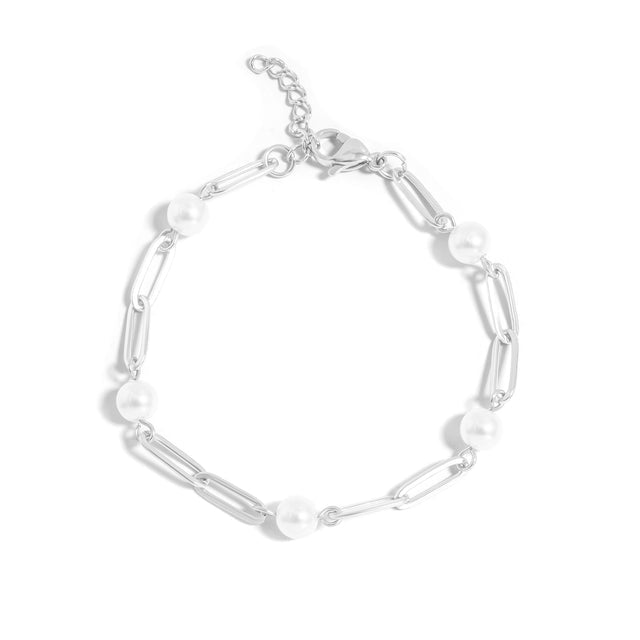 Glass Pearl Stackable Bracelet