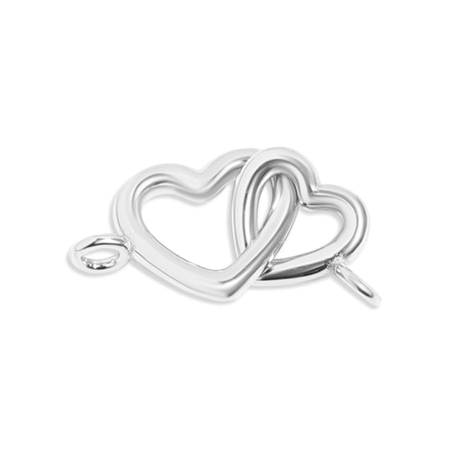 Interlocking Hearts Bracelet Clasp | Peace & Petals