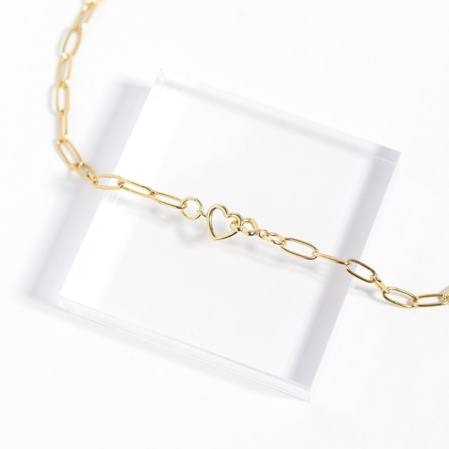 Interlocking Hearts Bracelet Clasp | Peace & Petals