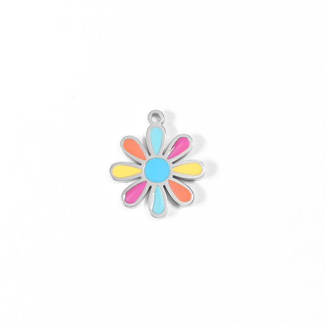 Colorful Epoxy Flower & Clover Charms | Peace & Petals