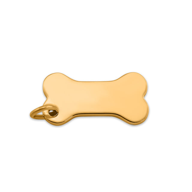 Minimalist Dog-Bone Charm | Peace & Petals