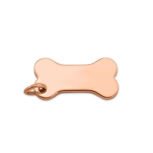 Minimalist Dog-Bone Charm | Peace & Petals