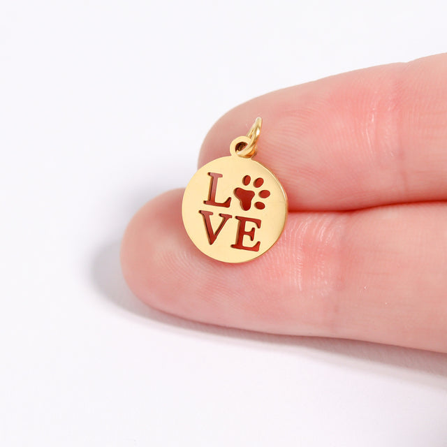 Love Pawprint Pendant