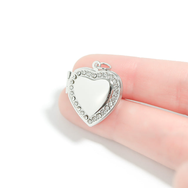 Personalized Engraved Locket Necklace | Peace & Petals