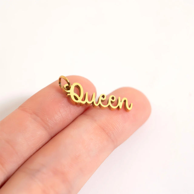 Queen Charm - 18K Gold & Silver | Personalized Jewelry Add-On