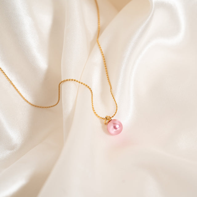 Pink Ribbon Breast Cancer Awareness Charm | Survivor Symbol | Peace & Petals