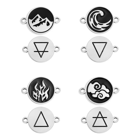 Elements Charms - Earth, Air, Fire & Water | Peace & Petal