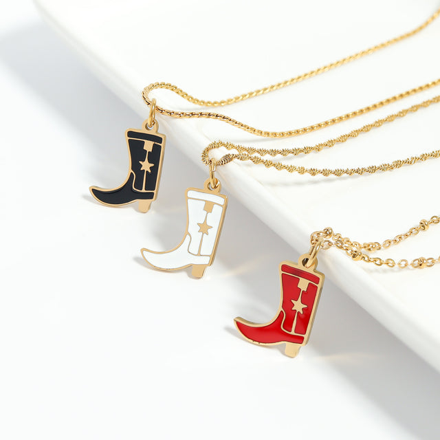 Cowboy Boot Charm - Western Jewelry in Various Colors | Peace & Petals