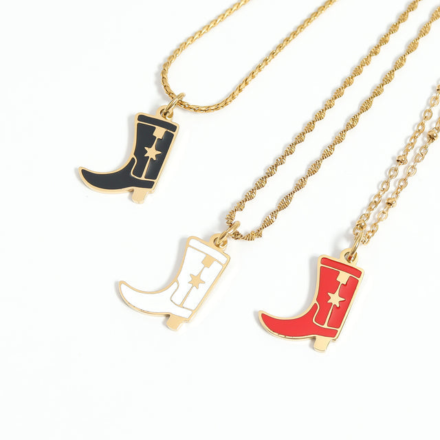 Cowboy Boot Charm - Western Jewelry in Various Colors | Peace & Petals