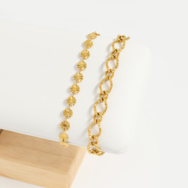 Sunburst Chain Bracelet | Peace & Petals