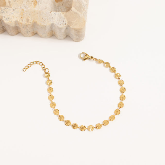 Sunburst Chain Bracelet | Peace & Petals