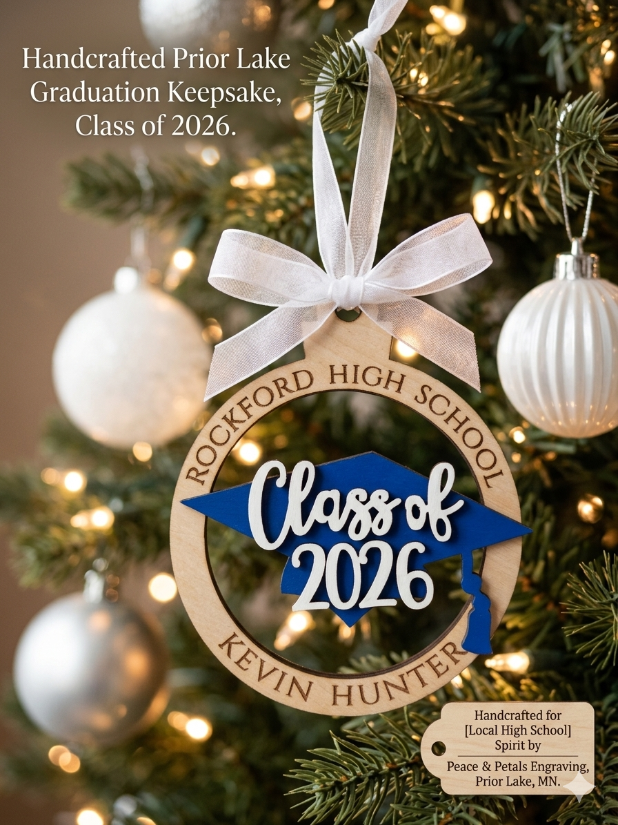 Personalized Graduation Ornament w/ Cap