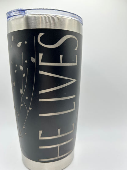 The Silent Strength Tumbler - Jesus Insulated Tumbler