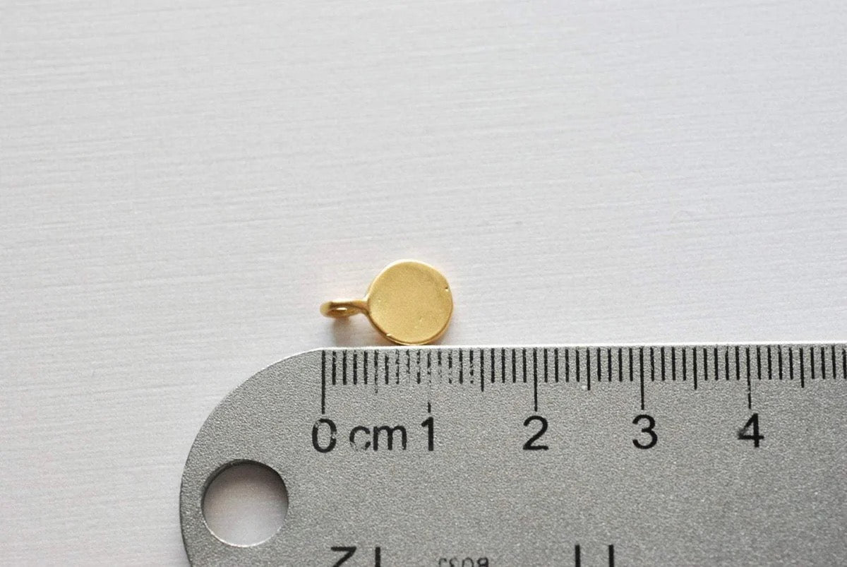 Circle Charm Engravable Necklace