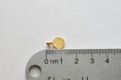 Circle Charm Engravable Necklace