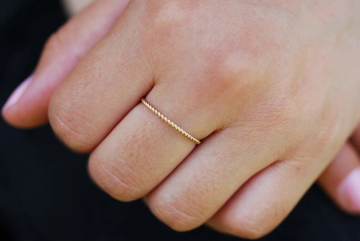 Minimalist Twist Ring