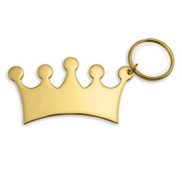 Crown Keychain, Engravable