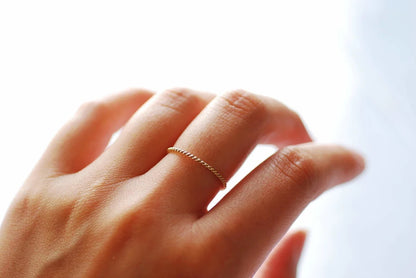 Minimalist Twist Ring