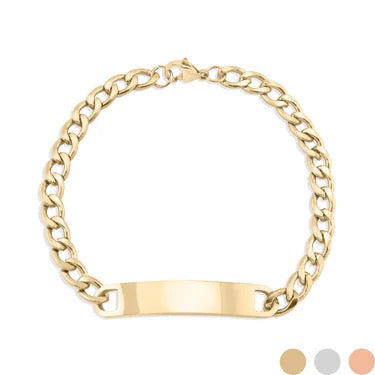 The Signature ID Bracelet - Curved ID