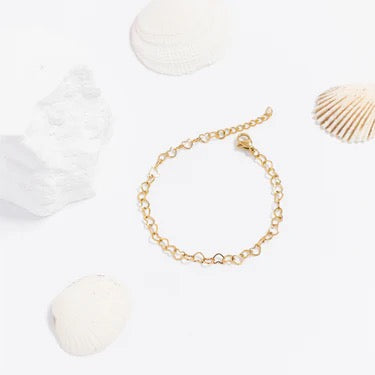 Heart Chain Bracelet
