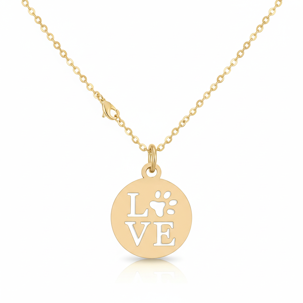 Love Pawprint Pendant