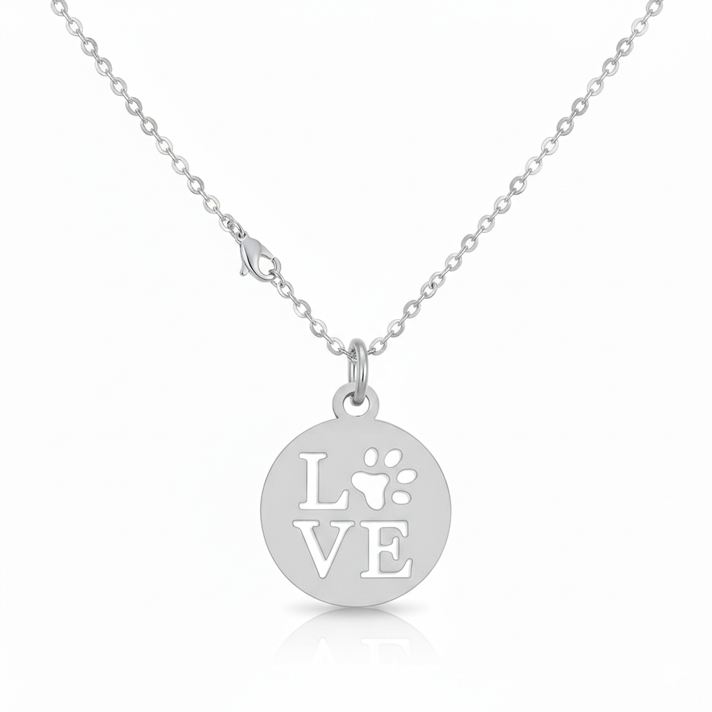 Love Pawprint Pendant