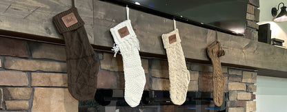 Personalized Knitted Christmas Stockings