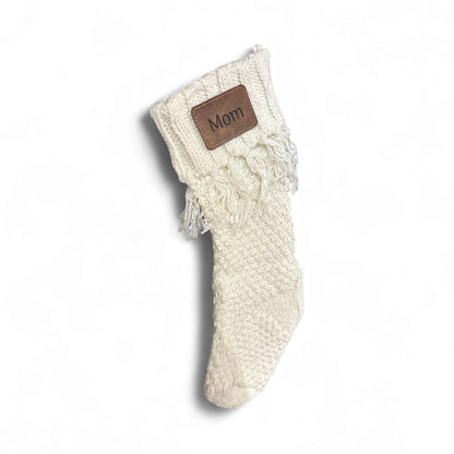 Personalized Knitted Christmas Stockings