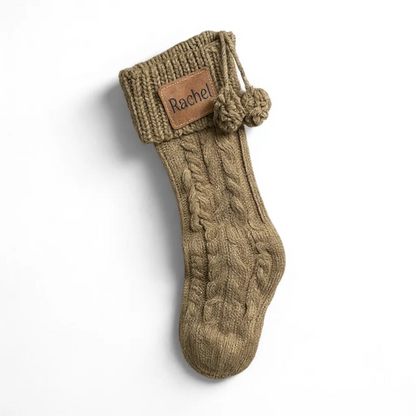 Personalized Knitted Christmas Stockings