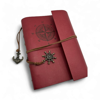 Journals with Anchor, Ship's Wheel Charms