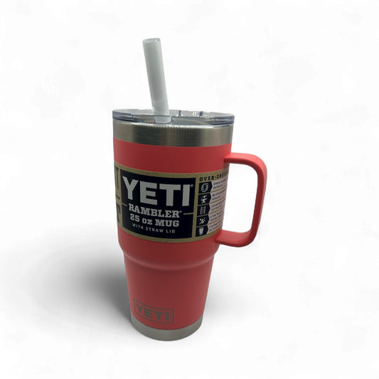 YETI Rambler 25 oz Tumbler with Straw Lid - Engravable